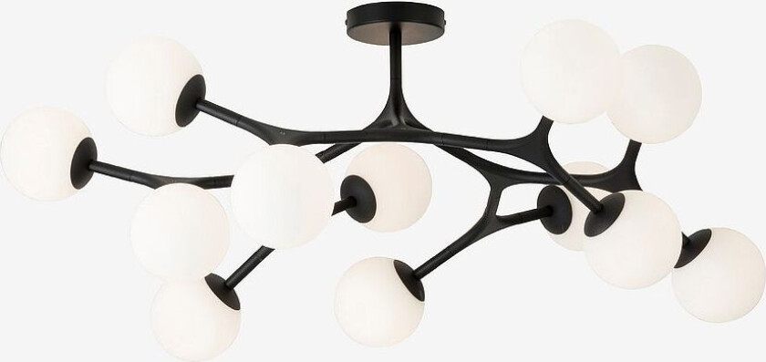 Plafond Maragall 12-Light, Svart