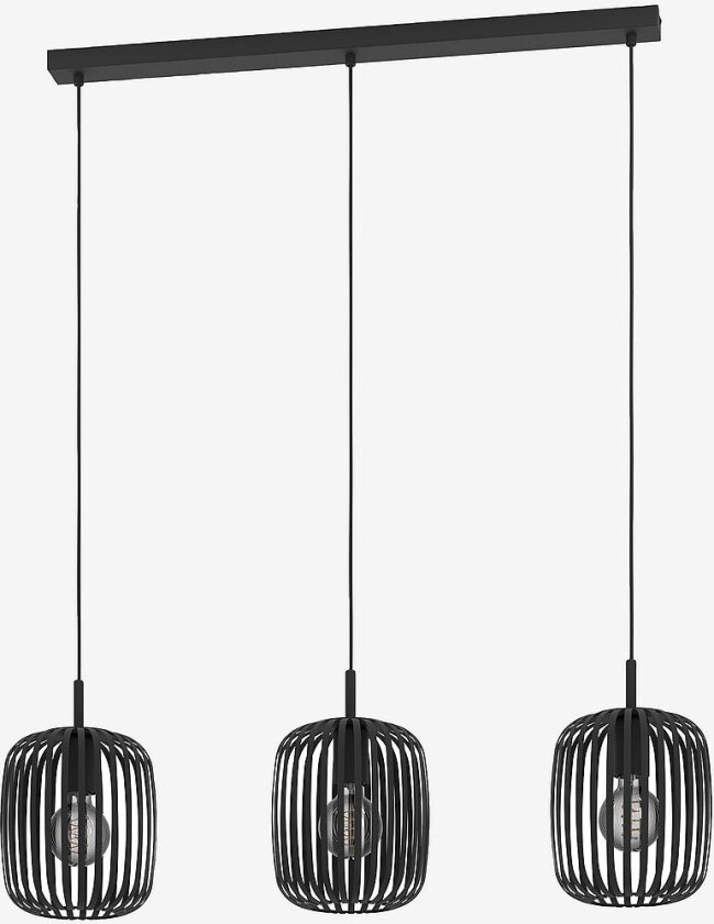 Pendel Romazzina 3-Light, Svart