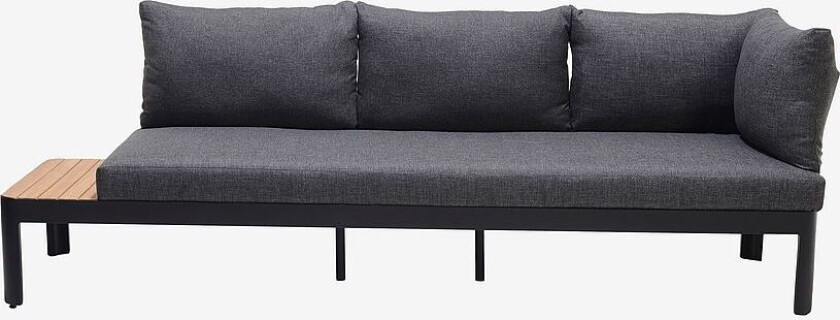Portals 3-seters sofa, Svart