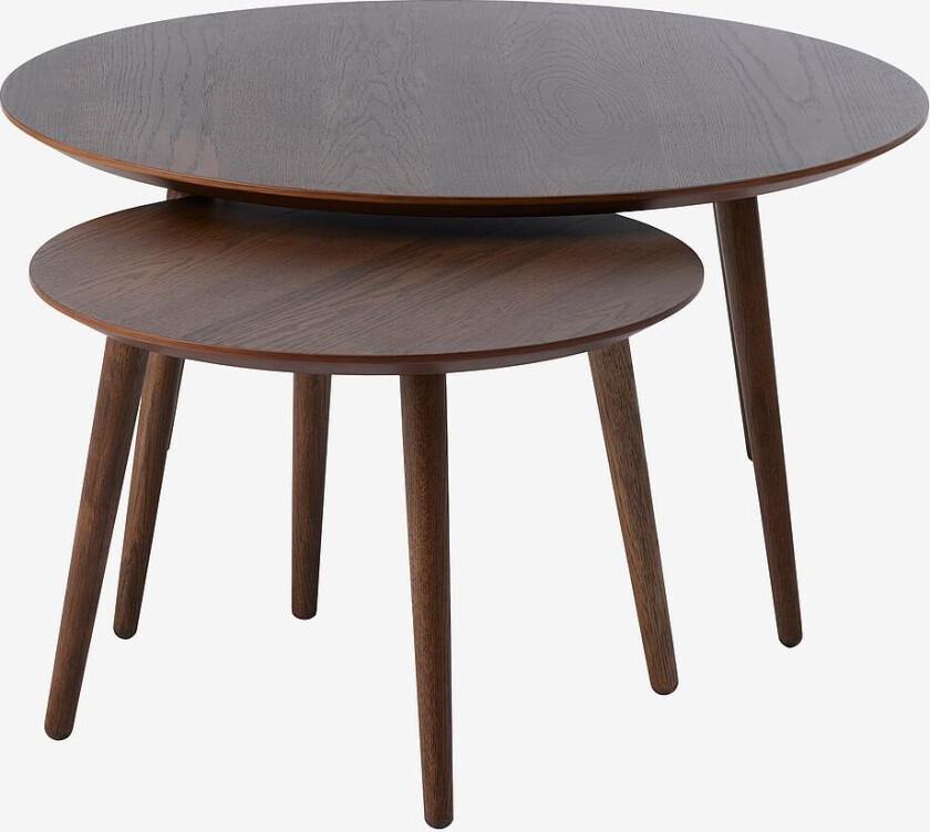 Salongbordsett Winston 2 stk, Brun