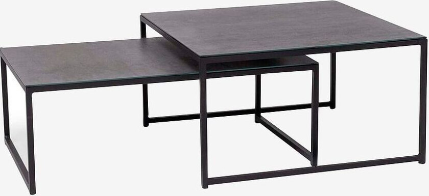 Sett Bord Jet Set, Svart