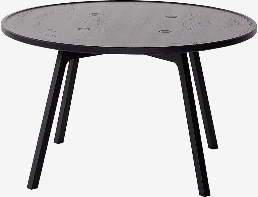 C2 Rundt bord 80 cm, Svart