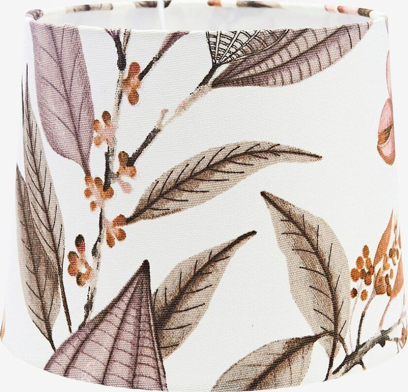 Lampeskjerm Sofia Seedpod Powder 35 cm, Hvit