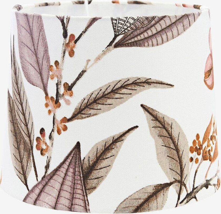 Lampeskjerm Sofia Seedpod Powder 30 cm, Hvit