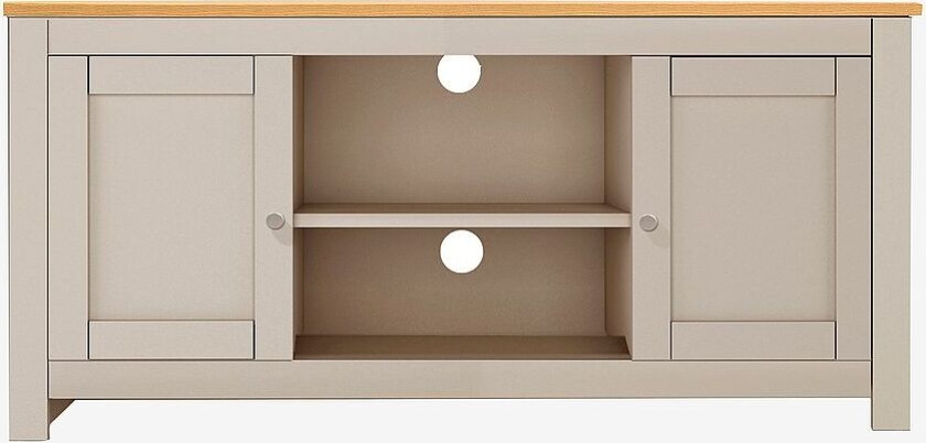 TV-bord Emerald 2 Door Large, Hvit