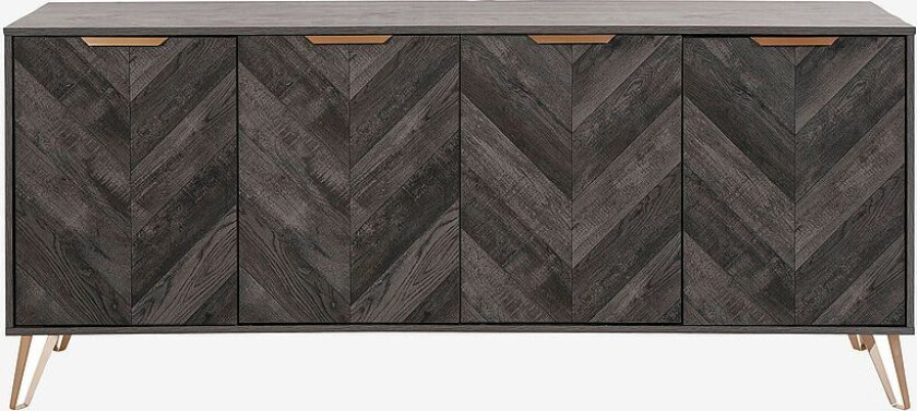 Skjenk Dark Wood 4 dører, Brun