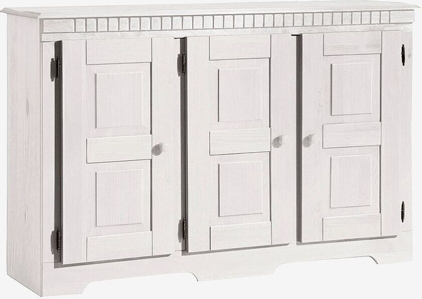 Skjenk Lisa 3 dører, Hvit