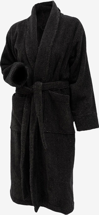 Badekåpe Verbier, Svart