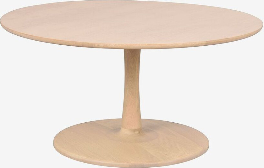 Hobart salongbord rundt Ø90, Hvit