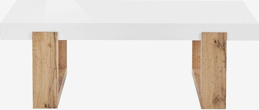 Salongbord Solid, Hvit