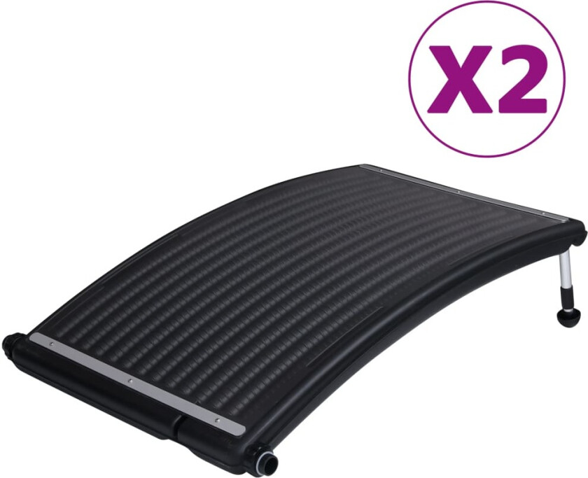 Solcellepanel for basseng buet 2 stk 110x65 cm
