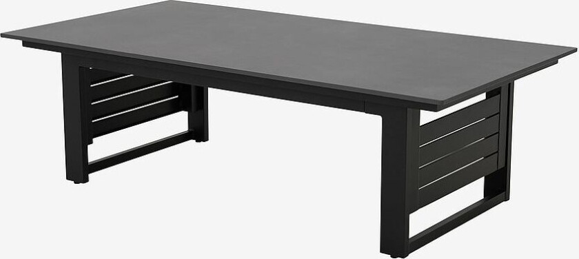 Hagebord opp/ned 145x74 cm, Svart