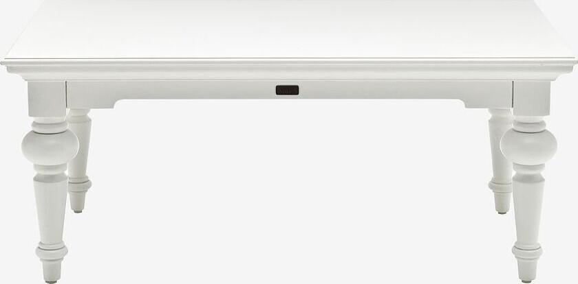 Salongbord rektangulært Provence, Hvit