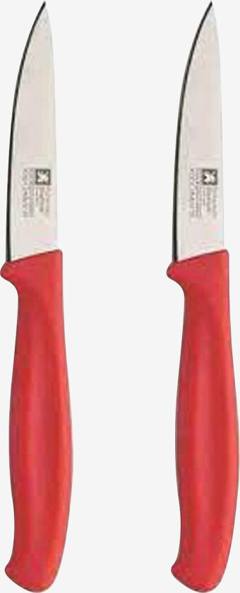 Skrellekniv 2 stk, Rød