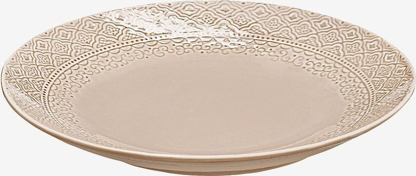 Tallerken Orient, Beige
