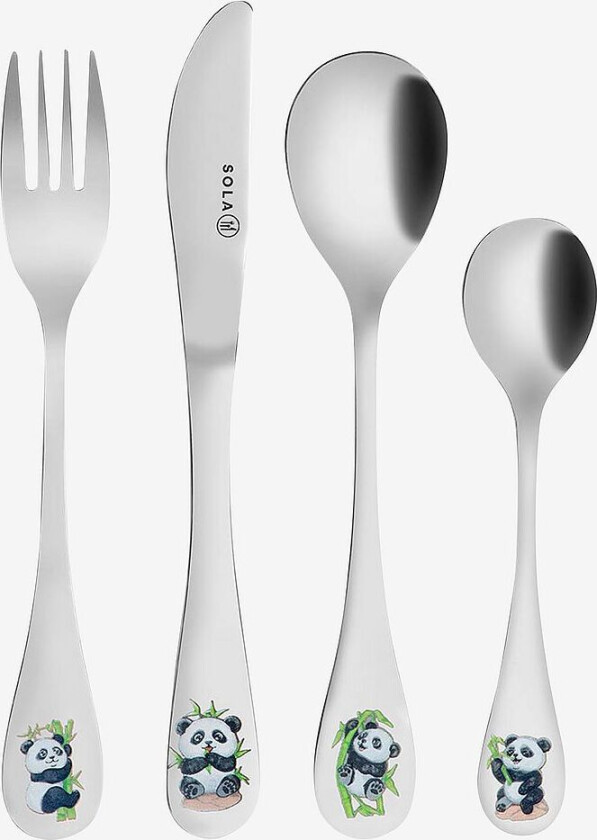 Barnebestikk Sett med 4, Sølv