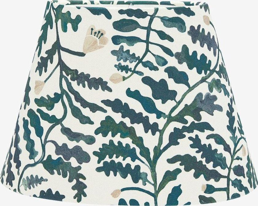 Lampeskjerm Oval 20 cm, Grønn