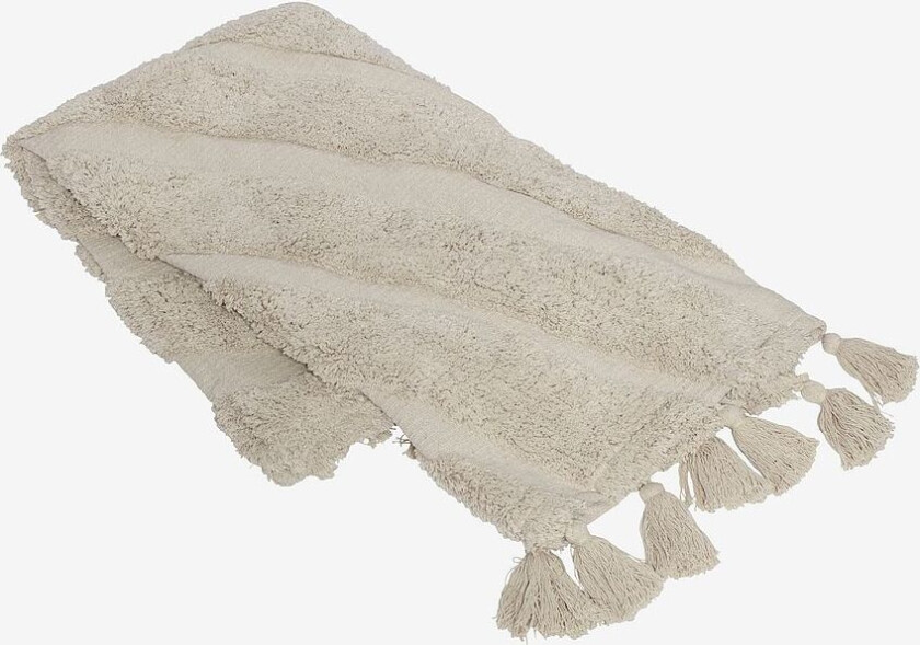 Bilde av Pledd, Bohemian, Beige