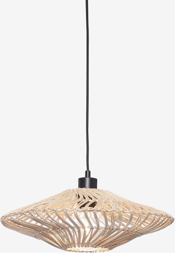 Hengende taklampe flat liten Zanzibar, Hvit