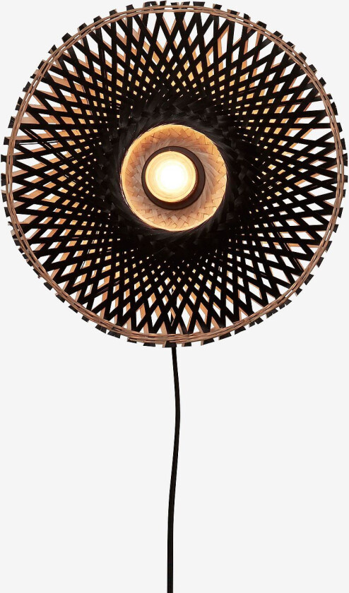 Vegglampe XS Kalimantan, Svart
