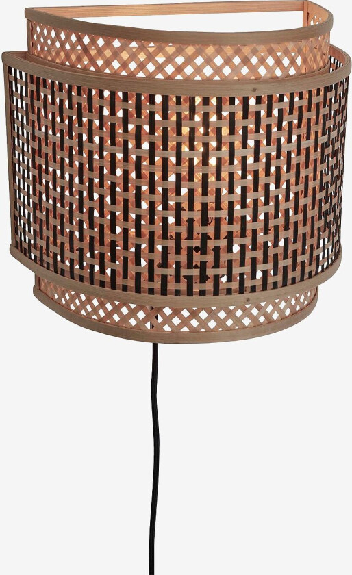 Vegglampe Bhutan 32x27 cm, Flerfarget
