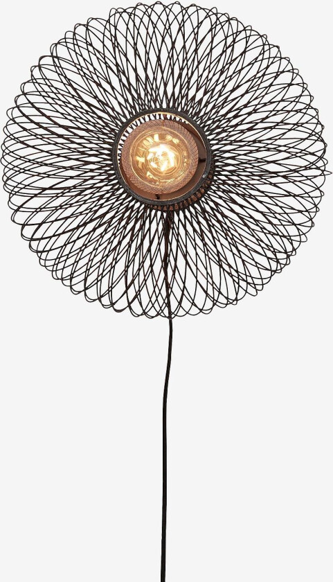 Vegglampe Cango 40x20 cm, Svart