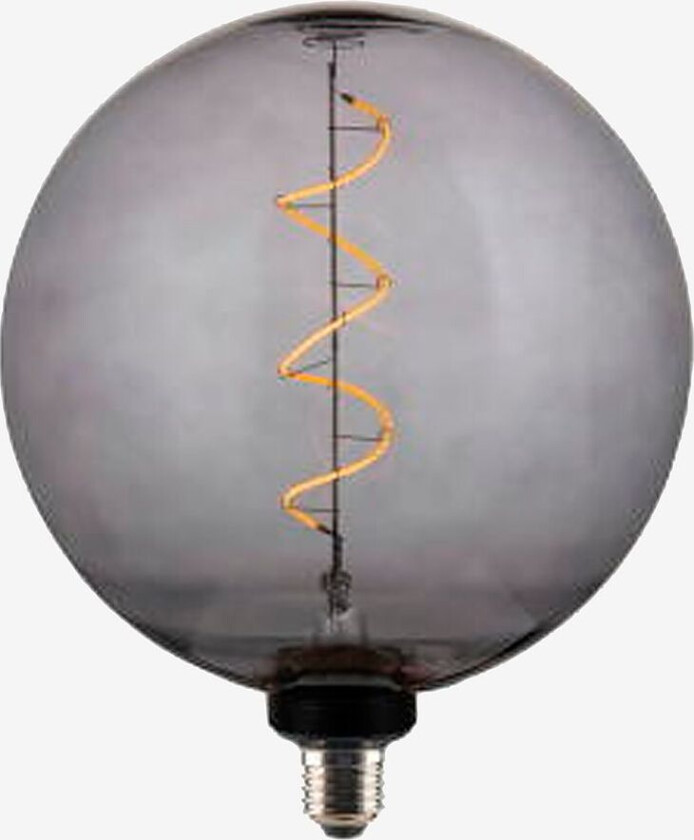 Lyspære Globe E27 4W Soft LED 200 mm, Svart