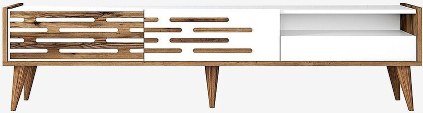 Tv-benk - Valencia, Hvit