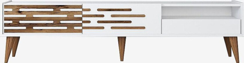 Tv-benk - Valencia, Hvit