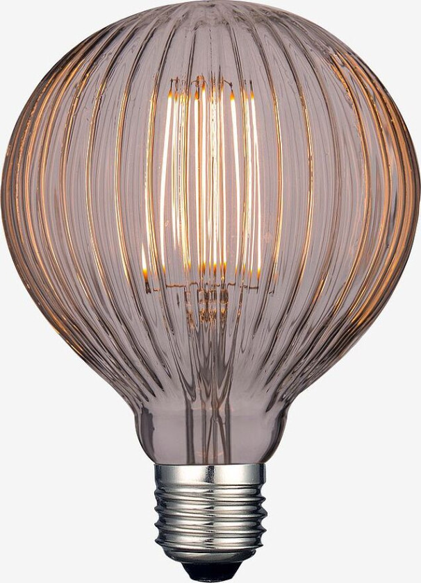 Lyspære Lines E27 4W LED, Svart