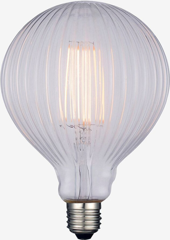 Lyspære Lines E27 4W 125mm, Transparent