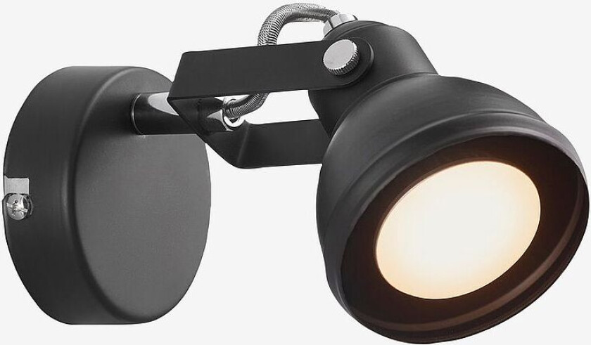 Vegglampe Aslak, Svart