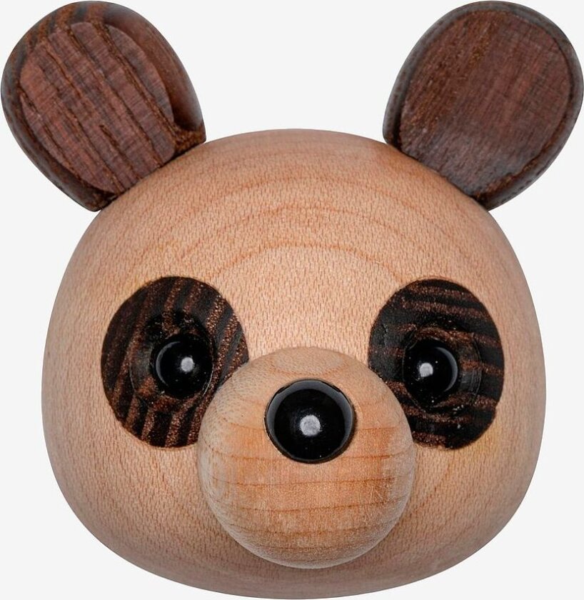 Magnet Polly Panda Lønn 5,5 cm, Natur