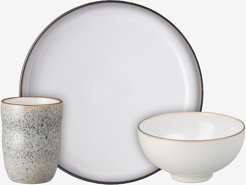 Bilde av Barneservise Studio Grey, 3 deler, Grå