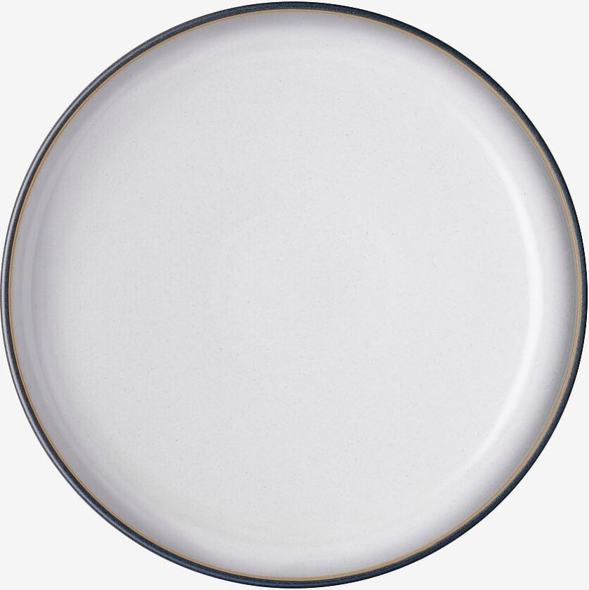 Tallerken Quartz Studio Grey diameter 21 cm, Grå
