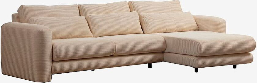 Hjørnesofa høyre - Maisy, Beige
