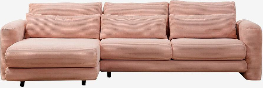 Hjørnesofa venstre - Maisy, Rosa