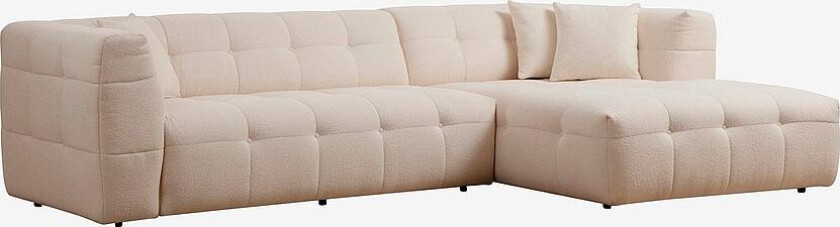 Hjørnesofa høyre - Cady, Beige