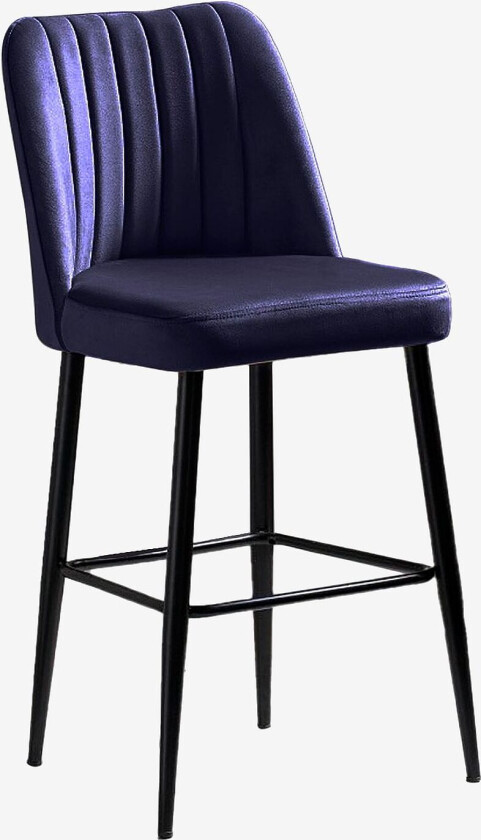 Sett med barstoler (2 stk.) - Vento, Blå