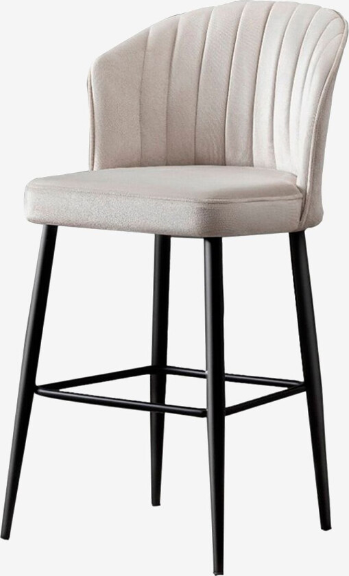 Sett med barstoler (2 stk.) - Buri, Beige