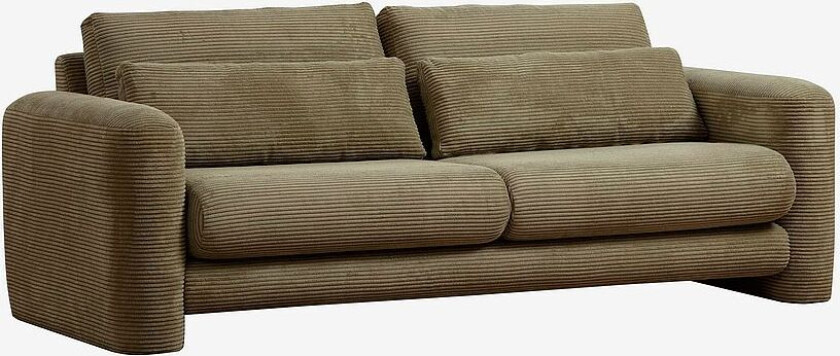 Sofa 3-seter - Villie, Grønn