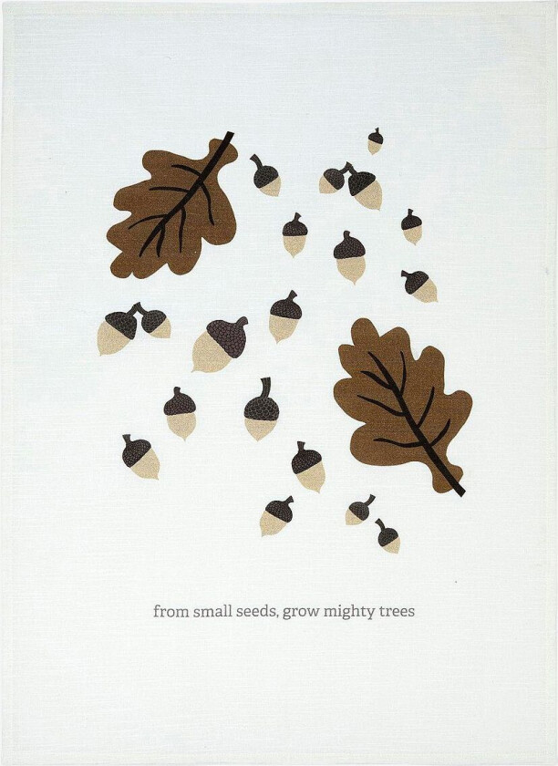 Kjøkkenhåndkle Ekollon, Brun