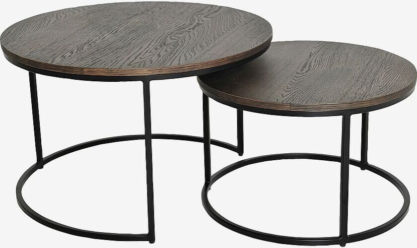 Sidebord Duett, Brun