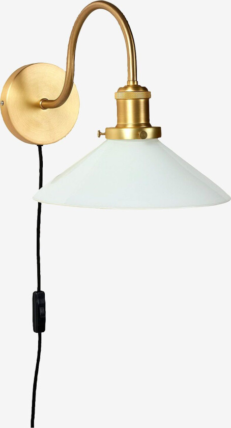 Vegglampe Axel, Hvit