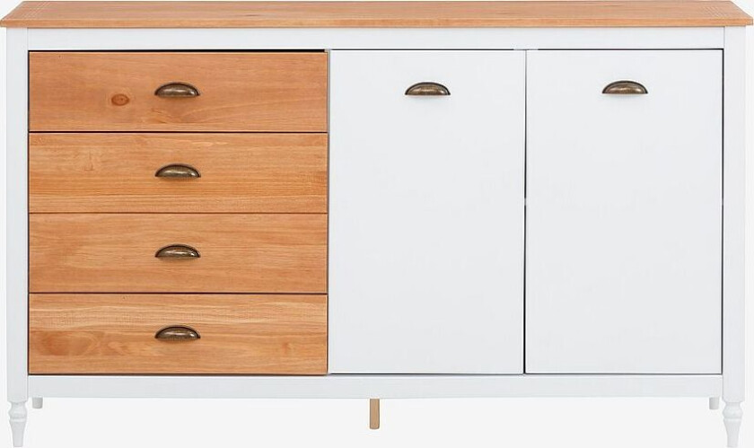 Skjenk Rio, 4 skuffer / 2 dører, Flerfarget