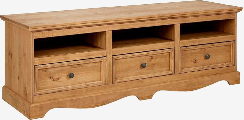 Lav skjenk Melissa, 3 skuffer, Brun