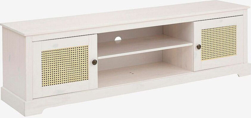 Lav skjenk Linda, 2 dører, Hvit