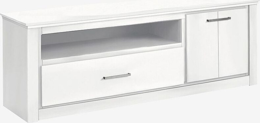 Lav skjenk Celia, 1 dør / 1 skuff, Hvit