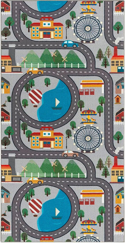 Barneteppe Play, Grå