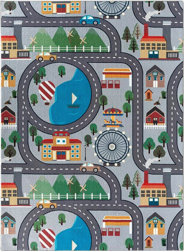 Barneteppe Play, Grå